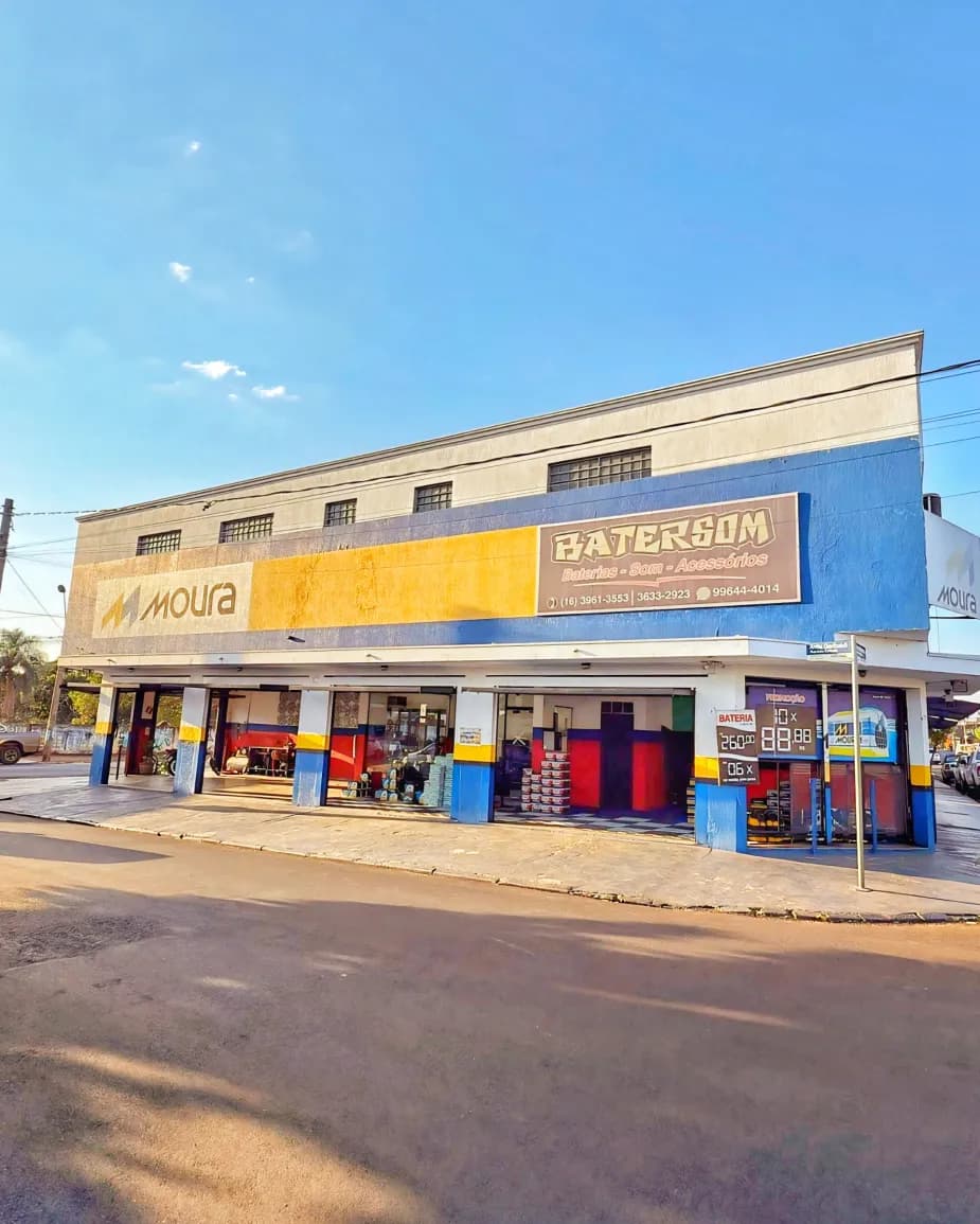 Fachada da Empresa Batersom em Ribeirão Preto